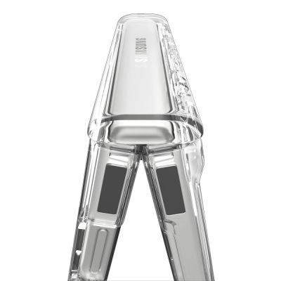 4. Etui Spigen Ultra Hybrid Pro MagSafe na Samsung Galaxy Z Flip 8 - przezroczysto-białe