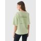 2. T-shirt oversize z nadrukiem damski 4F 4FRAW24TTSHF2583-44S