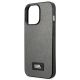 6. Etui Karl Lagerfeld Saffiano Plaque na iPhone 13 Pro / 13 6,1" - srebrne