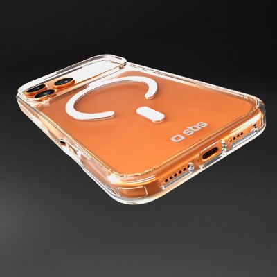 5. Etui SBS Extreme Mag z technologią D3O na iPhone 17 Pro - przezroczyste
