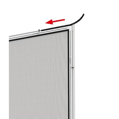 18. MOSKITIERA OKNO ALU 100X120 BRĄZ PLUS