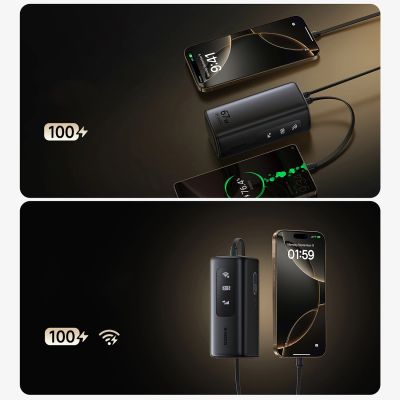 14. Powerbank Baseus EnerGeek GX11 MiFi 20000mAh 67W z funkcją Wi-Fi - czarny