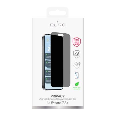 2. Szkło hartowane Puro Privacy prywatyzujące na iPhone 17 Air