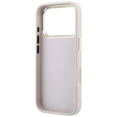7. Etui Guess 4G & Big Strass Logo na iPhone 17 Pro / 18 Pro - różowe