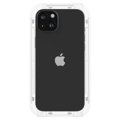 6. Szkło hartowane Spigen Glas.tR EZ Fit FC na iPhone 15 Plus - czarne