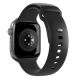 3. Pasek silikonowy Puro Icon do Apple Watch 38 / 40 / 41 mm - czarny (2 szt.)