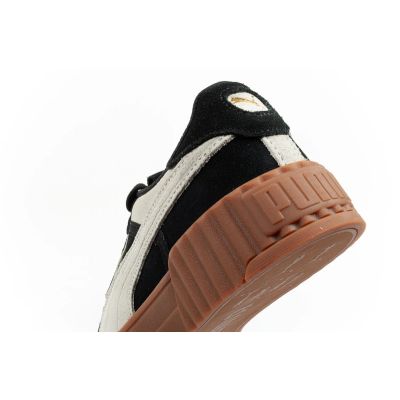 7. Puma buty sportowe damskie trampki Carina 3.0 skórzane czarne modne