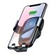 6. Baseus Metal Gravity Wireless Charger metalowy uchwyt samochodowy na kratkę wentylacyjną bezprzewodowa ładowarka Qi czarny (WXYL-B0A)