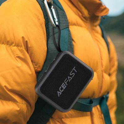 7. Mini głośnik bezprzewodowy Acefast K4 Go Bluetooth 5.4 - czarny