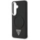 6. Etui Guess Embossed Ring Triangle Logo MagSafe na Samsung Galaxy S26 - czarne
