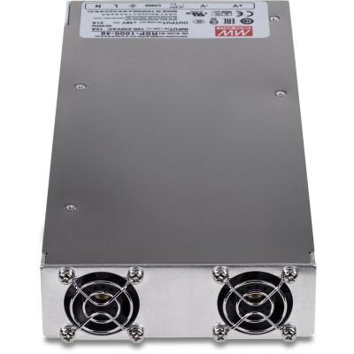 3. Zasilacz TRENDnet TI-RSP100048 do montażu w szafie serwerowej, AC 100-240 V, 1000 W, Aktywny PFC, 4U, 48,3 cm (19")