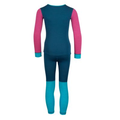 2. Warstwa podstawowa Trollkids Kids Merino Baselayer Set II dla chłopca/dziewczynki (644-123)