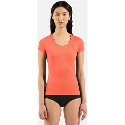 2. Koszulka z krótkim rękawem damska ODLO Active F-Dryight Eco BL Top Crew Neck S/S pomarańczowa