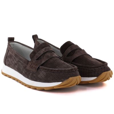 10. Czółenka na słupku cieliste Sergio Leone PB178