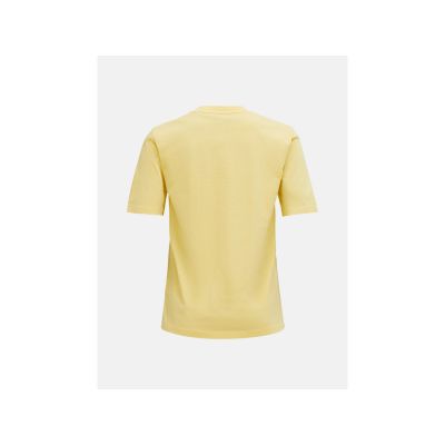 4. Koszulka PEAK PERFORMANCE Original Small Logo Tee Women żółty