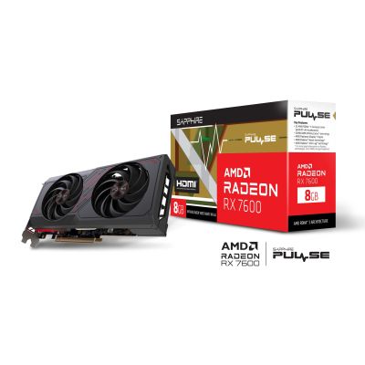 8. Karta graficzna SAPPHIRE Radeon RX 7600 PULSE Gaming OC 8GB
