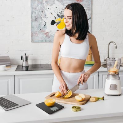 4. Waga kuchenna Wozinsky WIK-10 inteligentna z wyświetlaczem cyfrowym Bluetooth aplikacja - czarna