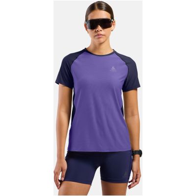 2. Koszulka damska Odlo X-ALP TRAIL T-shirt crew neck s/s fioletowa