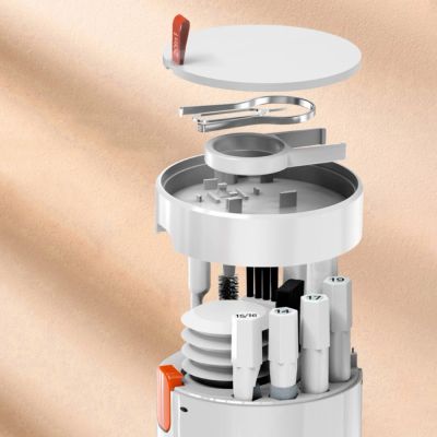 2. Wielofunkcyjny zestaw czyszczący 20w1 do słuchawek, klawiatury i wyświetlaczy - biały