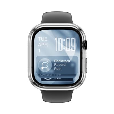 2. Etui ochronne AMAZINGTHING Minimal na Apple Watch Series 11 46mm - przeroczyste