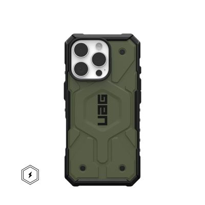 UAG Pathfinder Magsafe - obudowa ochronna do iPhone 16 Pro kompatybilna z MagSafe (olive) [mto]