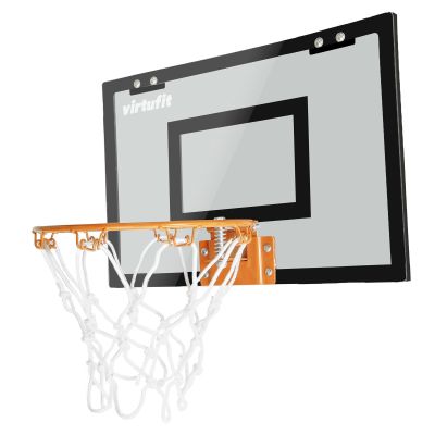 4. VIRTUFIT TABLICA DO KOSZYKÓWKI PRO MINI Z 2 PIŁKAMI I POMPKĄ - CZARNA