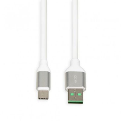2. Kabel IBOX IKUMTCWQC (USB 2.0 typu A - USB typu C ; 1,5m; kolor biały)