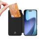 3. Etui Dux Ducis Skin Pro na iPhone 17 Air z klapką i miejscem na kartę - czarne