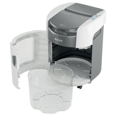 10. Niszczarka Leitz IQ Optimax AutoFeed 150, P4, 150 kartek, 15 l kosz