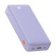 4. BASEUS POWERBANK AIRPOW 20000MAH 20W (FIOLETOWY)