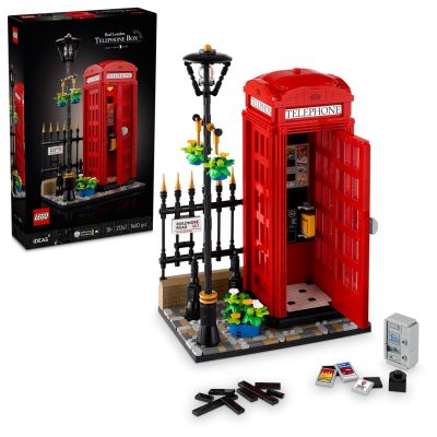 37. Lego 21347 Ideas - Czerwona londyńska budka telefoniczna