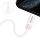 2. Kabel Dudao L6X USB-C - Lightning PD 20W 1m - biały