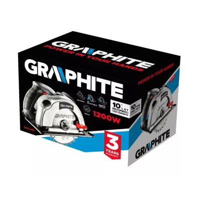 3. Pilarka tarczowa 1200W Graphite tarcza 185mm