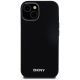 3. Etui DKNY Liquid Silicone Small Metal Logo MagSafe na iPhone 14 / 15 / 13 - czarne