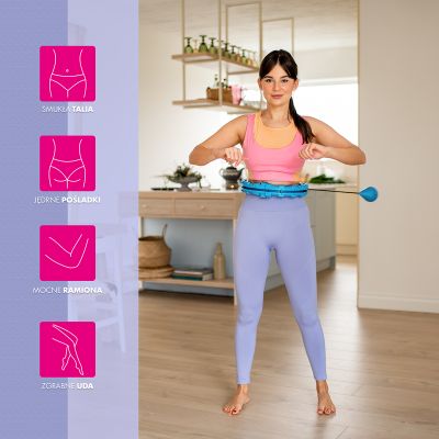 4. FH01 BLUE HULA HOP Z OBCIĄŻNIKIEM