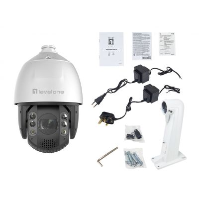 2. Wyjście kopułkowe PTZ LevelOne IPCam32xZ 4MP/H.265/IR/20W/PoE/IP66