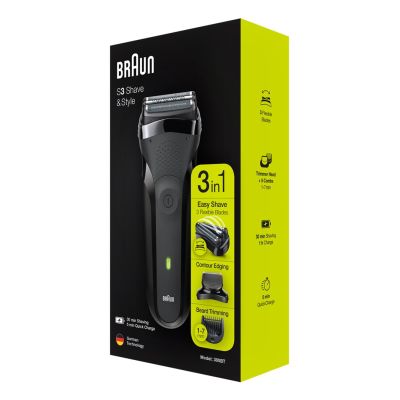 4. Braun Series 3 300BT Golarka rotacyjna Przycinarka Czarny