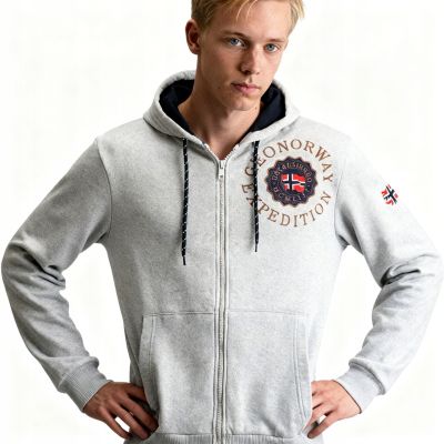 9. Bluza Geographical Norway Geganto Blended DB 100 M WZ3027H/GN-Blended Grey