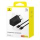 8. Ładowarka sieciowa Baseus GaN5 30W z kablem 100W USB-C do USB-C - czarna