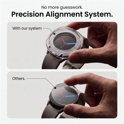 5. Szkło hartowane Tech-Protect Easy Set+ 2-Pack na Samsung Galaxy Watch Ultra 40 mm