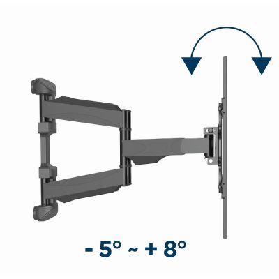 2. GEMBIRD UCHWYT ŚCIENNY REGULOWANY LCD 32"-75" VESA MAX 600 X 400MM, DO 45KG