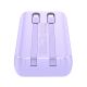 3. Mini powerbank Joyroom JR-PBC06 z wbudowanymi kablami USB-C / Lightning 30W 10000mAh - fioletowy