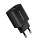 3. Ładowarka sieciowa Wozinsky WGWCB USB-A USB-C 20W - czarna