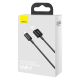 5. Baseus Superior kabel USB - Lightning 2,4 A 2 m czarny (CALYS-C01)