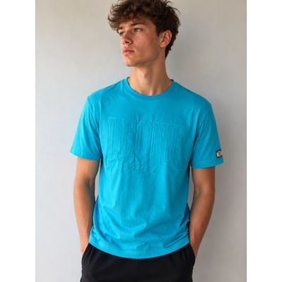 4. T-shirt męski LEONE LSM924/S16 turkusowy "L"