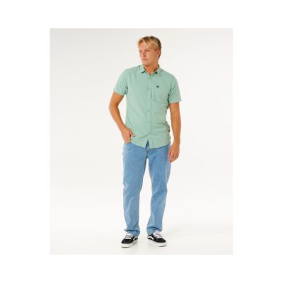 4. Koszula męska RIP CURL Vaporcool Aerotech S/S Shirt zielona
