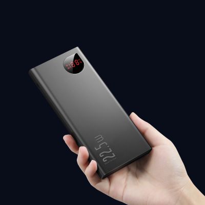 12. Baseus Adaman Metal powerbank z szybkim ładowaniem 10000mAh 22.5W (Overseas Edition 2021) czarny