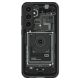 4. Etui Spigen Ultra Hybrid na Samsung Galaxy S23 FE - ciemnoszare (wzór Zero One)