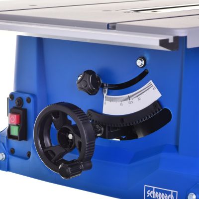 10. Pilarka stołowa Scheppach HS100S 2,0KW fi 250mm 2 tarcze w zestawie