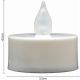 13. ZESTAW 4 ŚWIECZEK TEA LIGHT LED TIMER BIAŁY